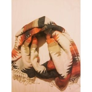 $5 ☃️ TODAY ONLY Tribal Print Scarf 🧡